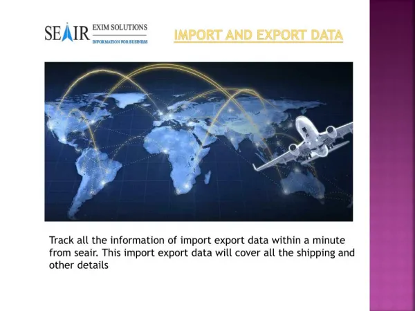 Grow Your Business With Import Export Data from Seair