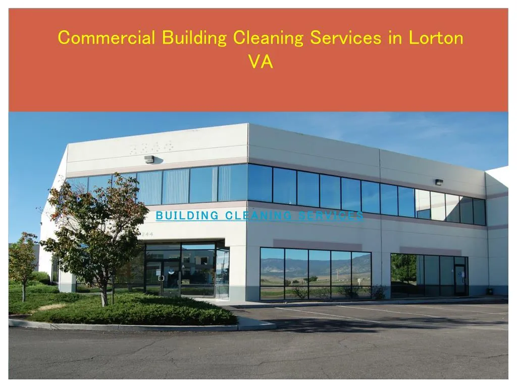 commercial building cleaning services in lorton va