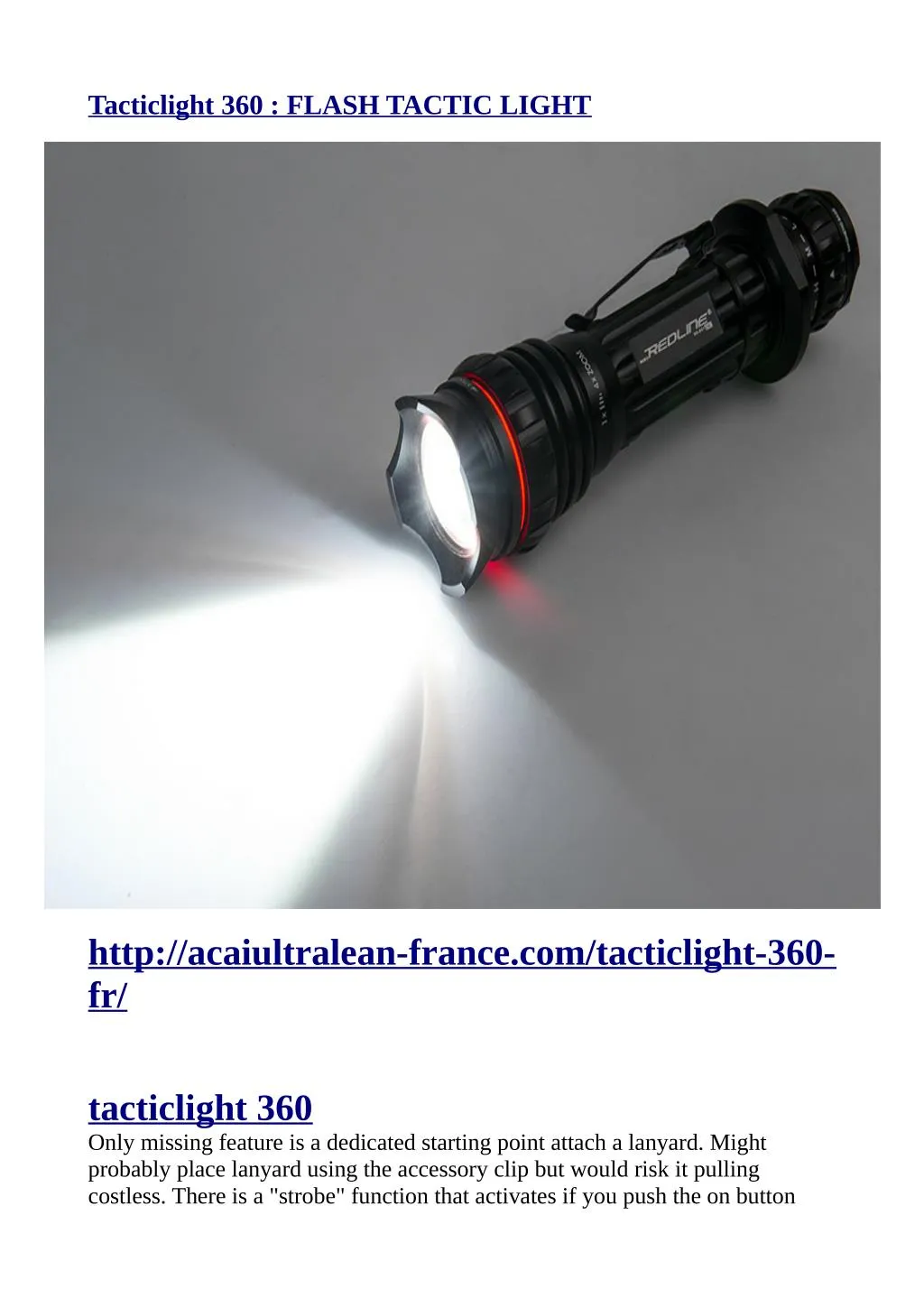 tacticlight 360 flash tactic light
