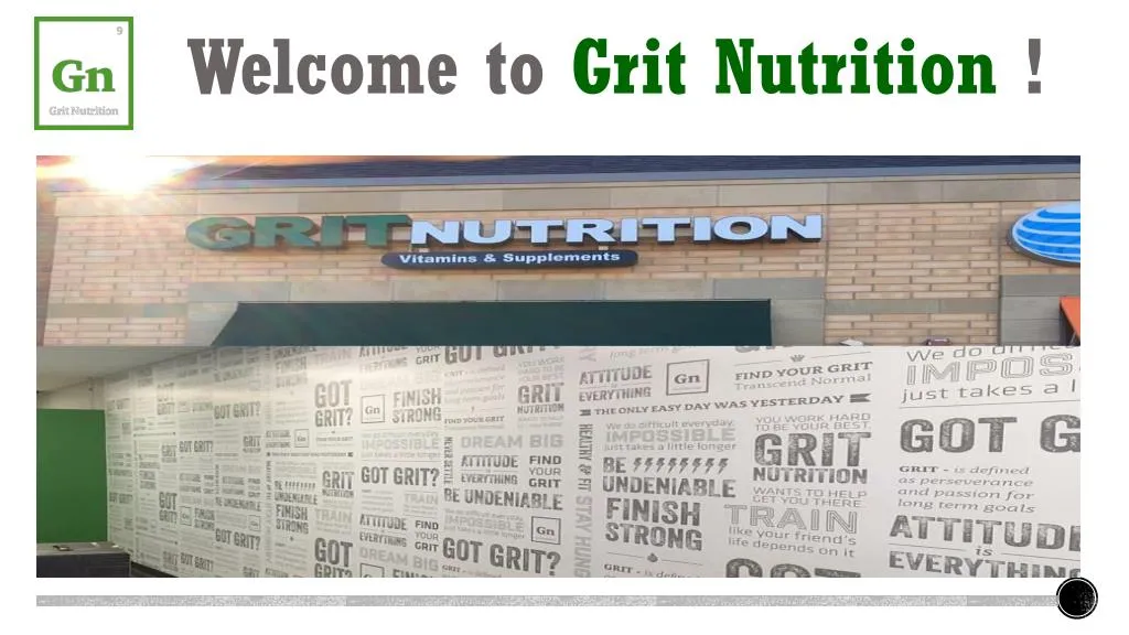 welcome to grit nutrition