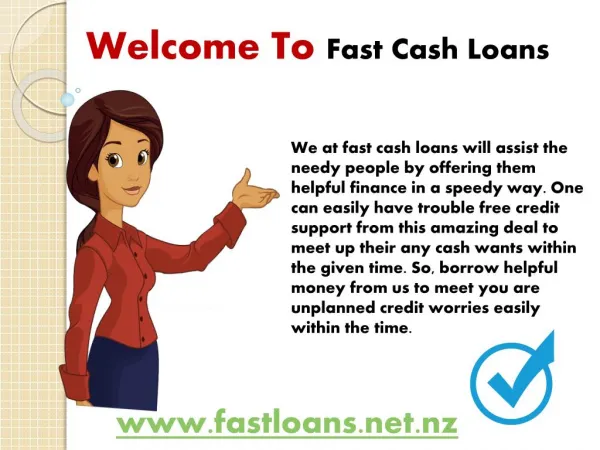 Fast Cash Loans A Monetary Scheme Through Which You Can Borrow Quick Money
