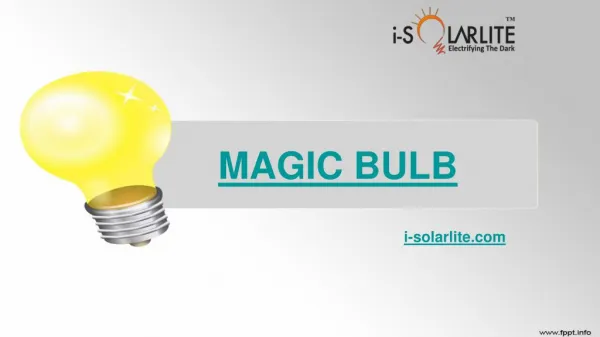 Magic Bulb by I-solarlite