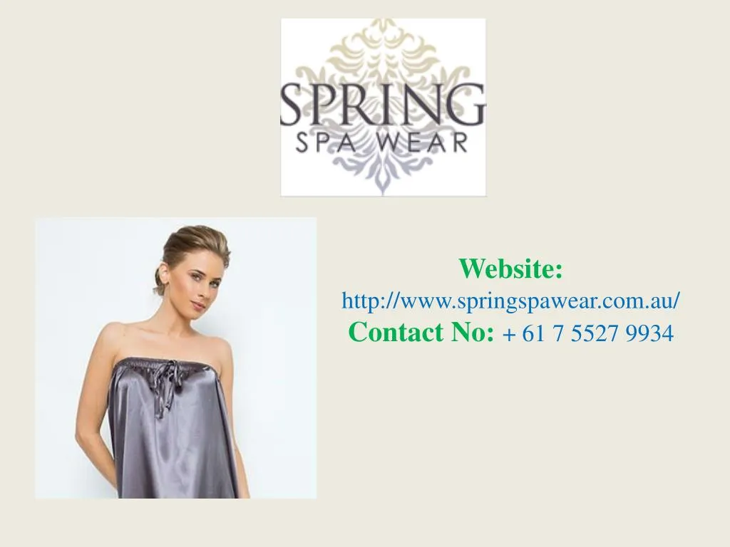 website http www springspawear com au contact