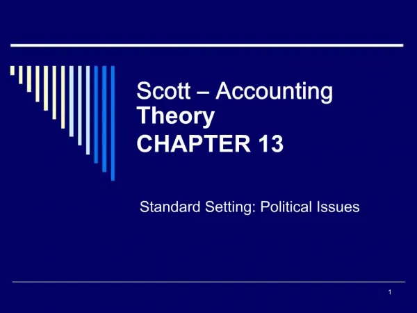 Scott Accounting Theory CHAPTER 13