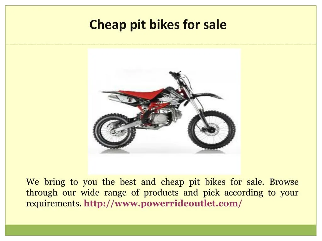 cheap pit bikes for sale