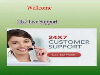 24x7 Live support - slide 1