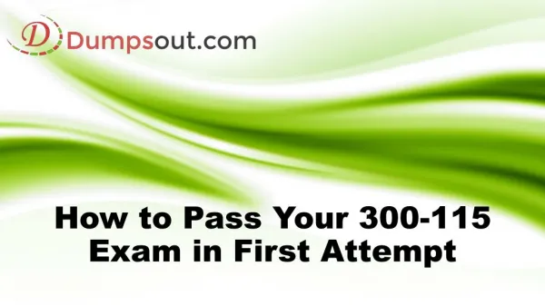 300-115 Exam