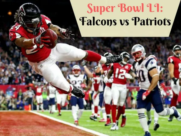 Super Bowl LI: Falcons vs Patriots
