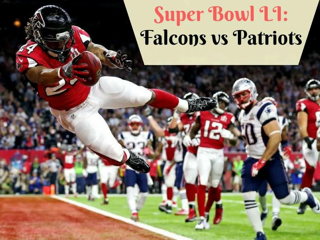 super bowl li falcons versus patriots