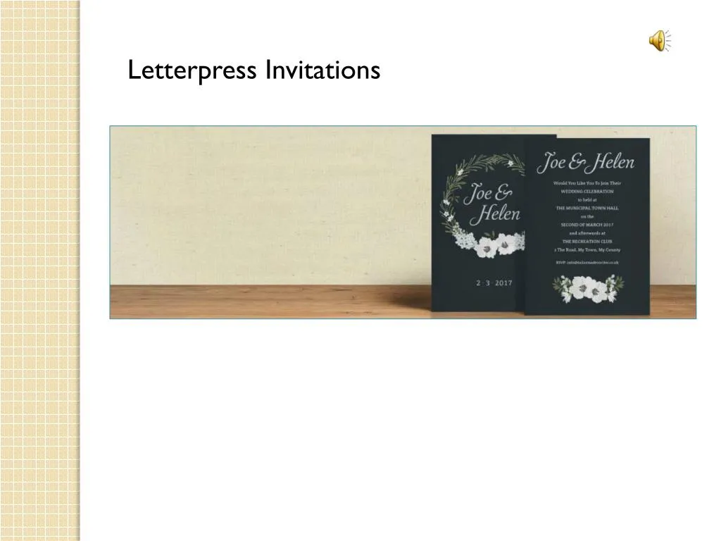 letterpress invitations