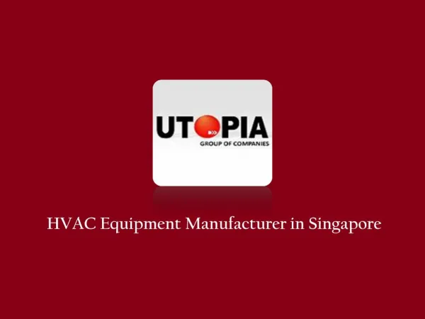 Hospital Ahu & Hvac Equipments Singapore