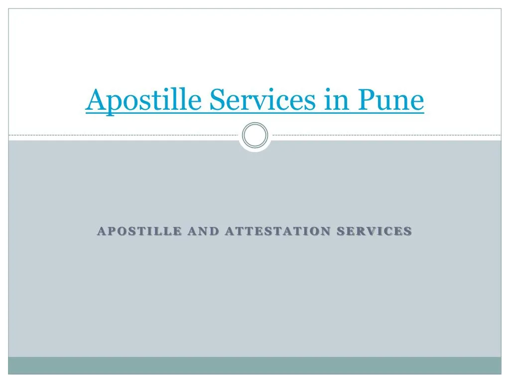 apostille services in pune