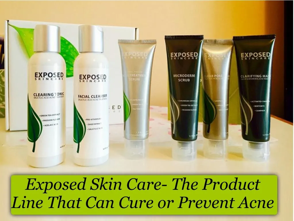 exposed skin care the product line that can cure