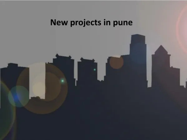 New projects in pune