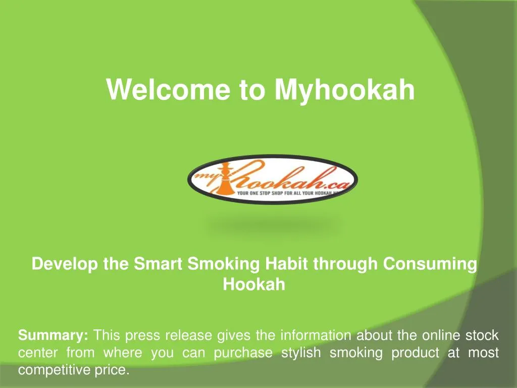 welcome to myhookah