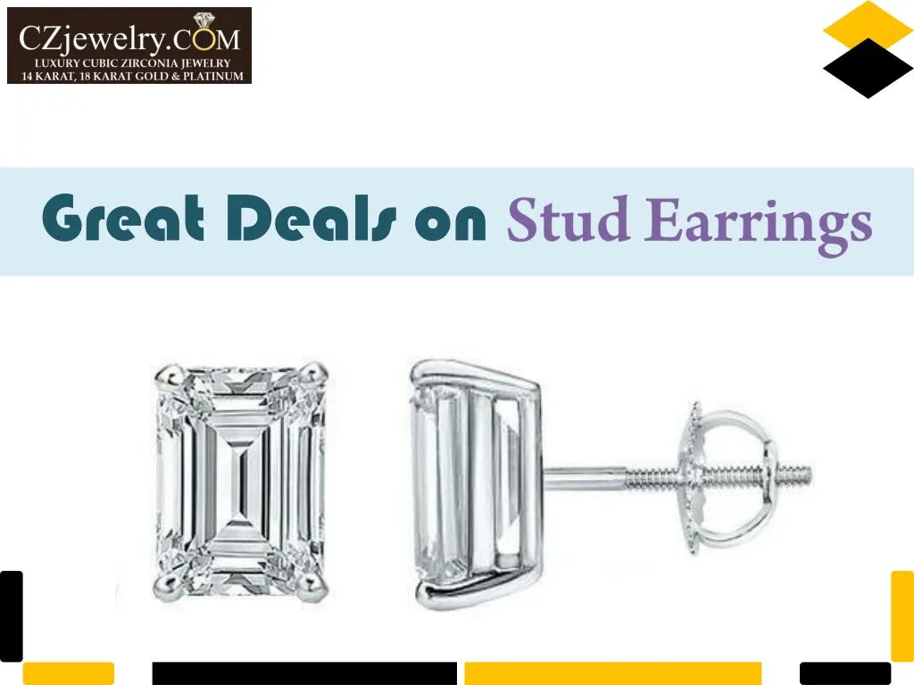 great deals on stud earrings