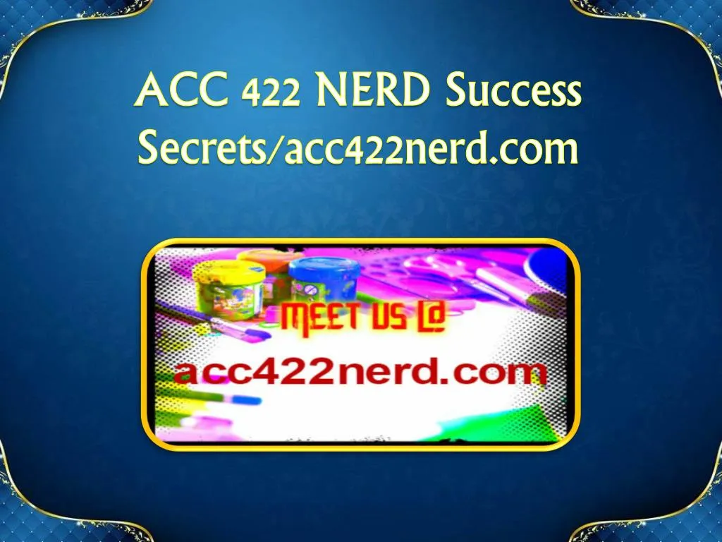 acc 422 nerd success secrets acc422nerd com