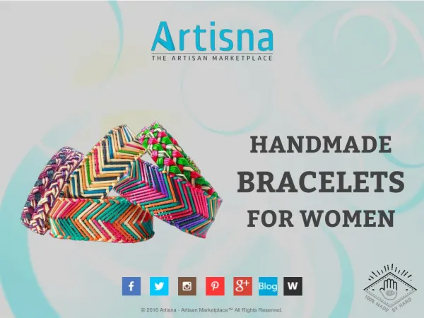Handmade bracelets for women