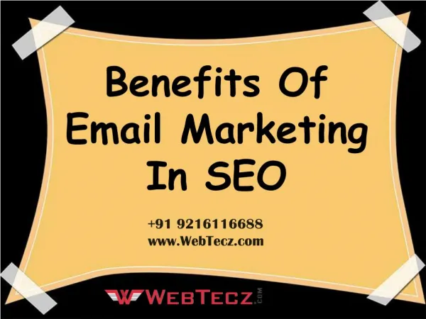 Benefits Of Email marketing In SEO