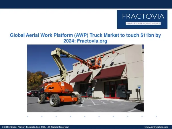 U.S. Aerial Work Platform Truck Market share accounted for over 80% of North America