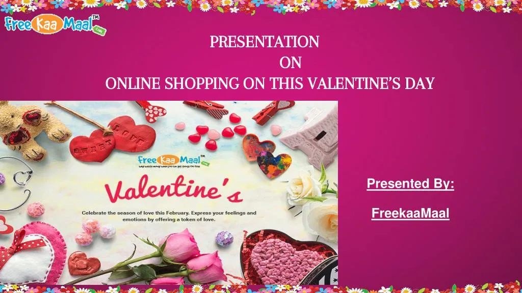 presentation on online shopping on this valentine s day