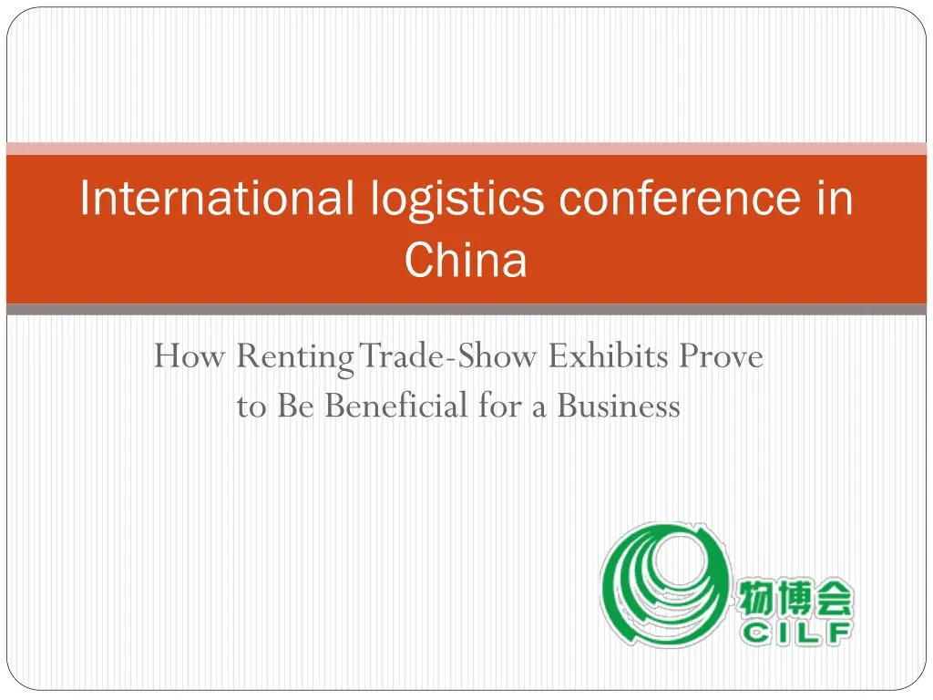 international logistics conference in china