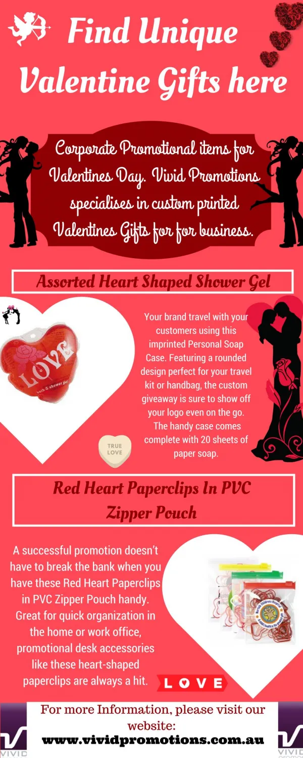 Valentine's Day Promotional Gifts - Vivid Promotions