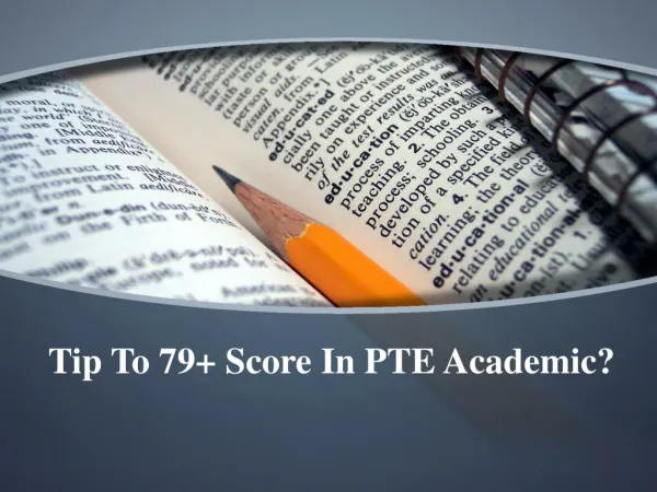 Tips To Score 8 Bands In PTE Academic