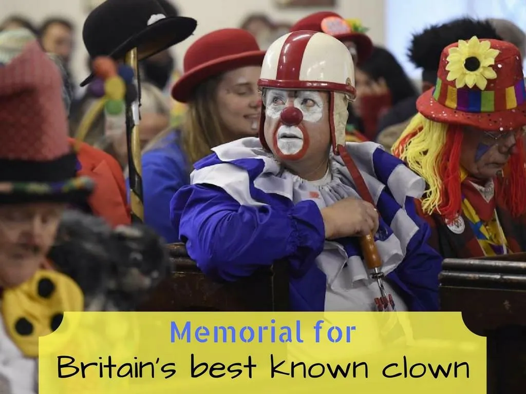commemoration for britain s best known clown