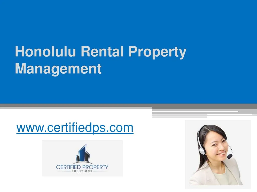 honolulu rental property management