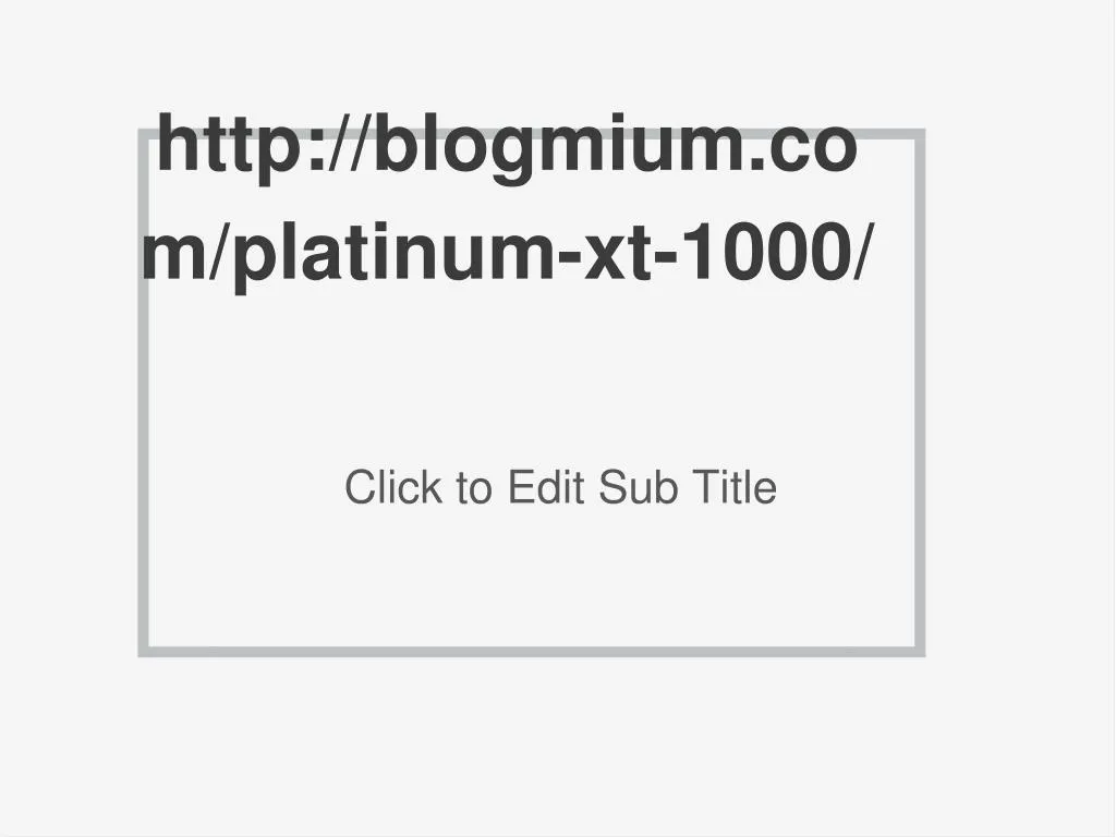 http blogmium co