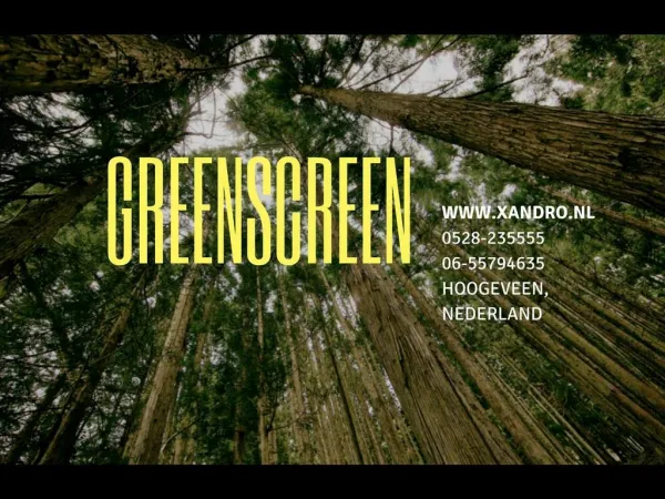 Greenscreen Fotografie - Reisfotografie