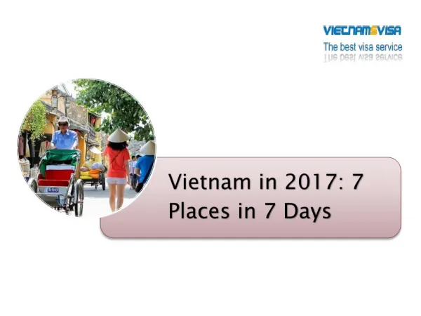 Vietnam in 2017: 7 Places in 7 Days