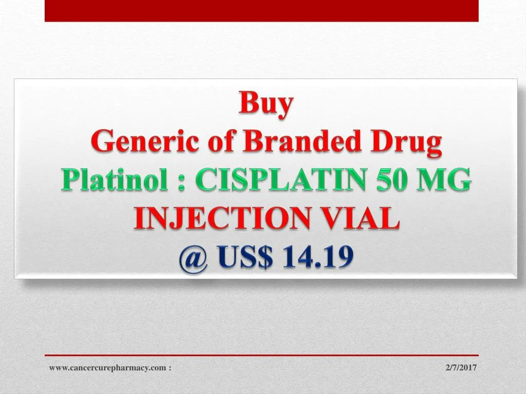 buy generic of branded drug platinol cisplatin