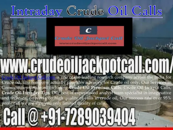 Crude Oil Tips Free Trial on Mobile