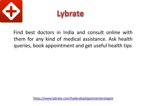 Gastroenterologist In Hyderabad - Lybrate