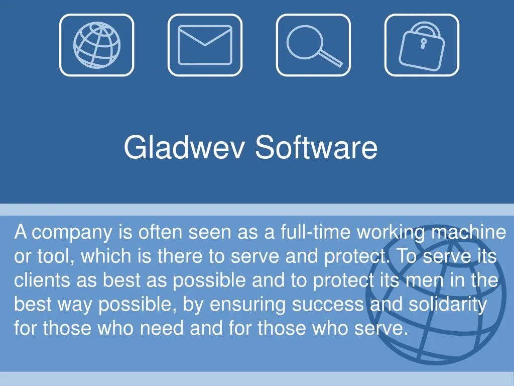 gladwev software