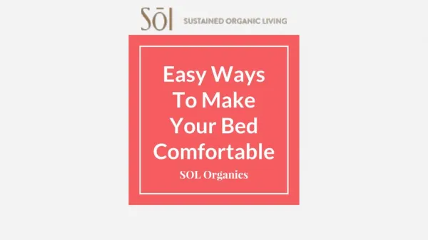 How To Make Your Bedding More Comfortable