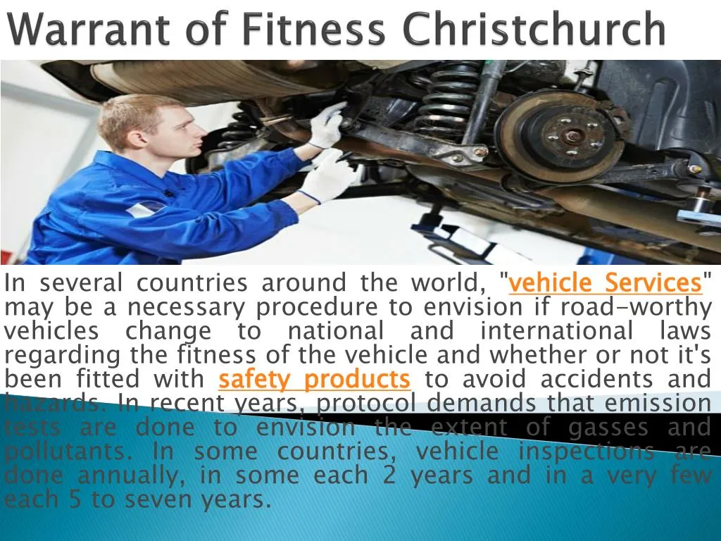 warrant of fitness christchurch