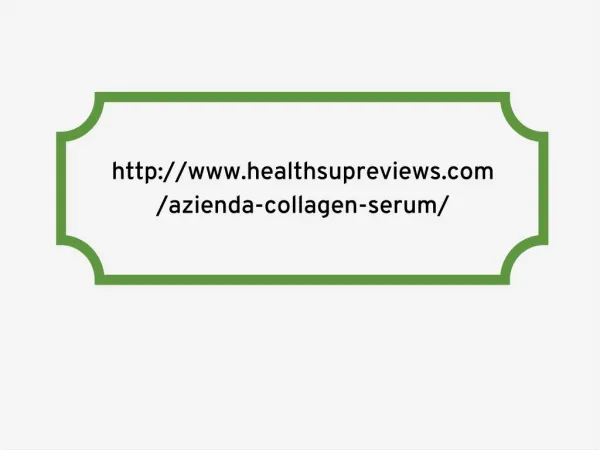 Azienda Collagen Serum