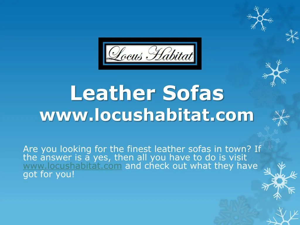 leather sofas www locushabitat com