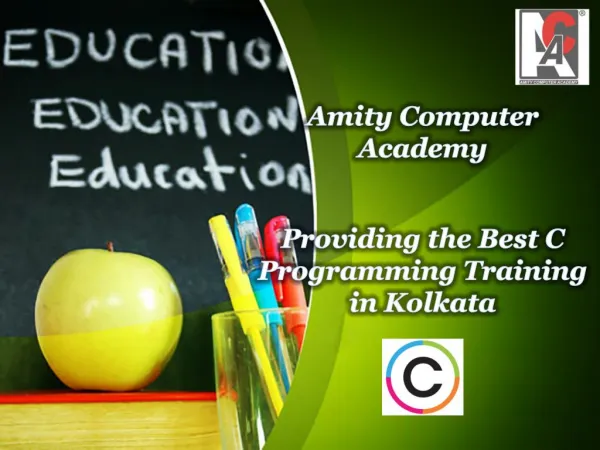 Providing the Best C Programming Training in Kolkata