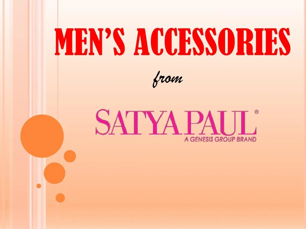 men s accessories
