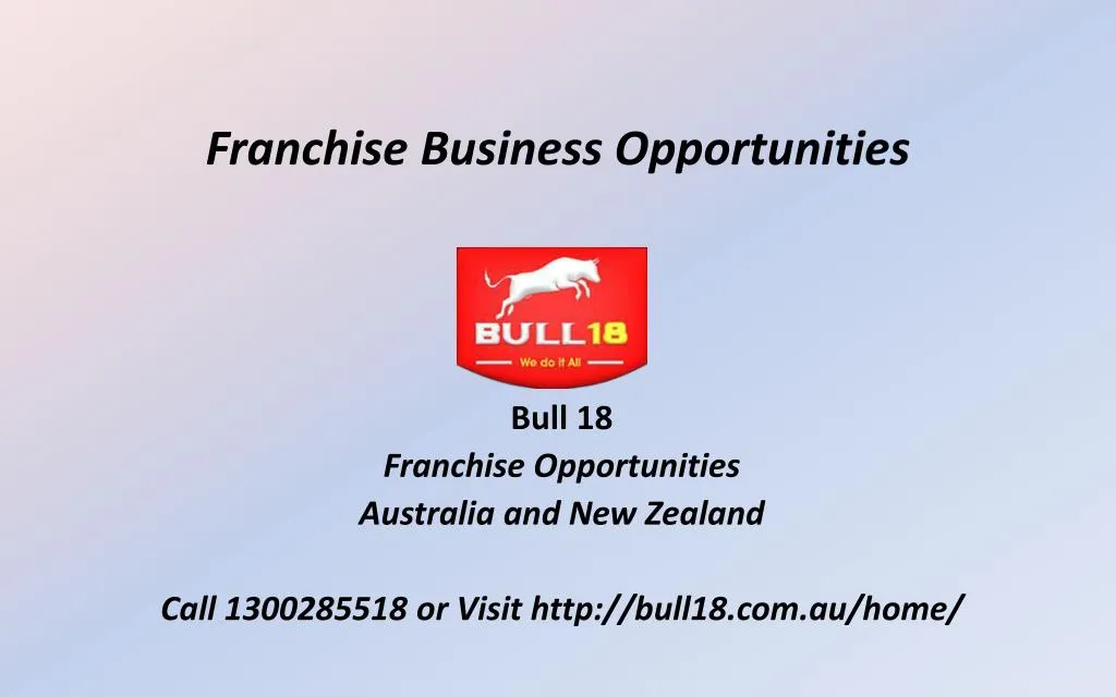 franchise business opportunities
