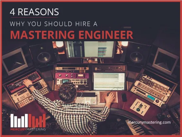 Why Hire a Professional Mastering Engineer