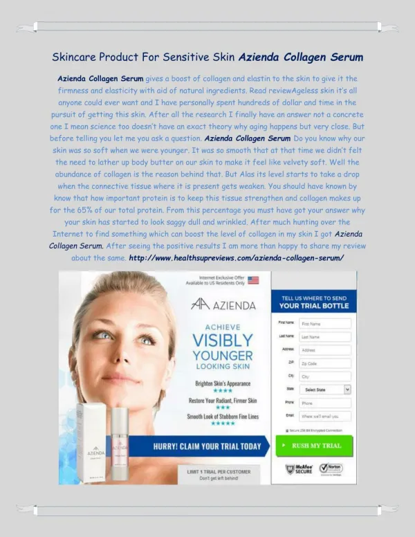 http://www.healthsupreviews.com/azienda-collagen-serum/