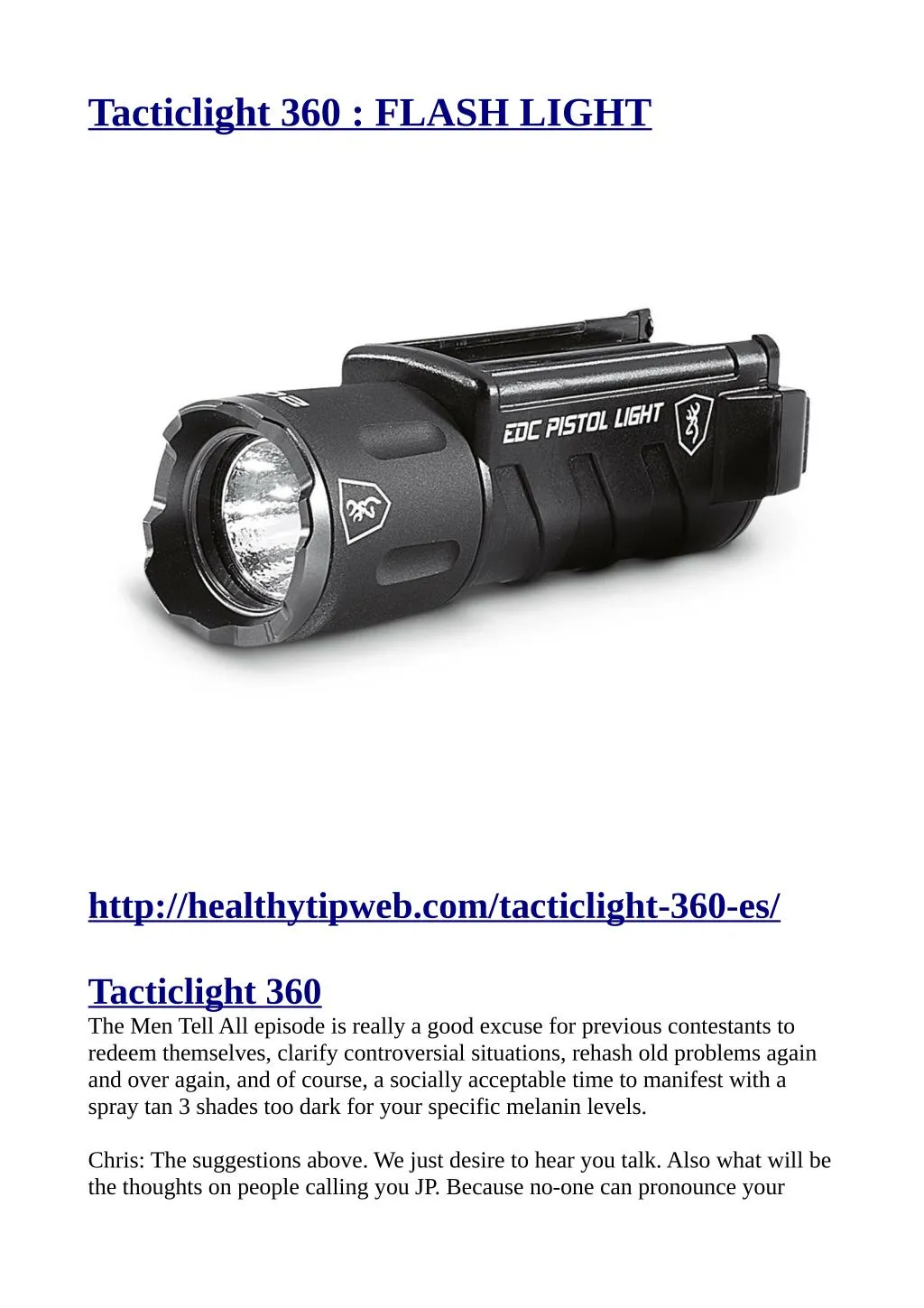 tacticlight 360 flash light