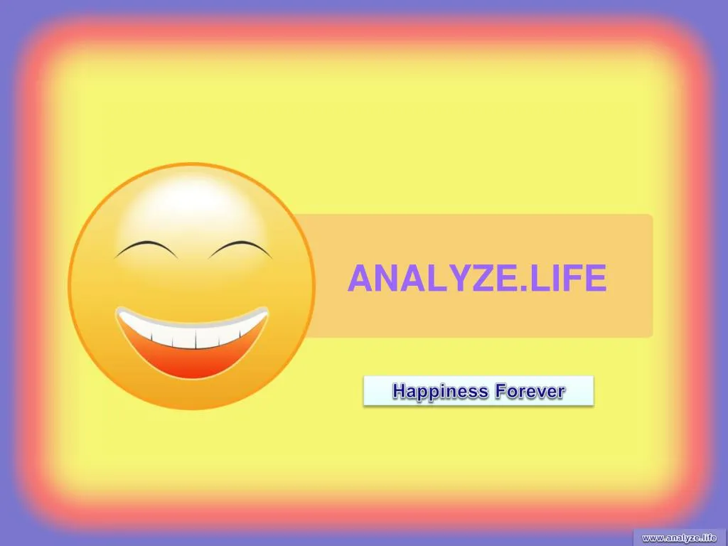 analyze life