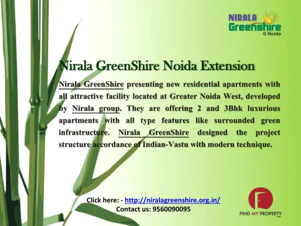 Nirala GrheenShire Greater NOida