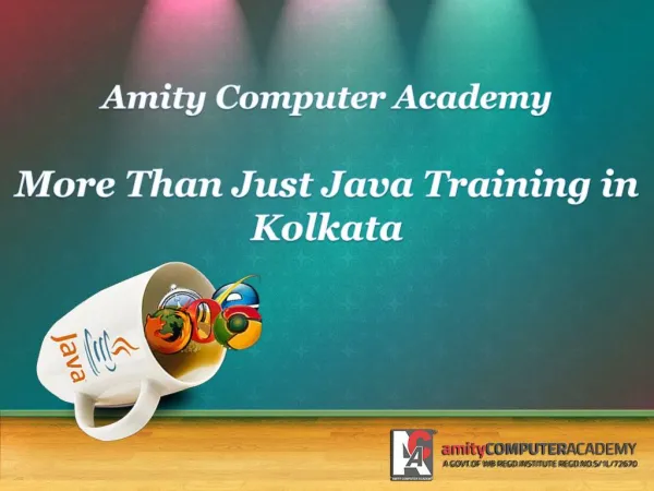 More Than Just Java Training in Kolkata